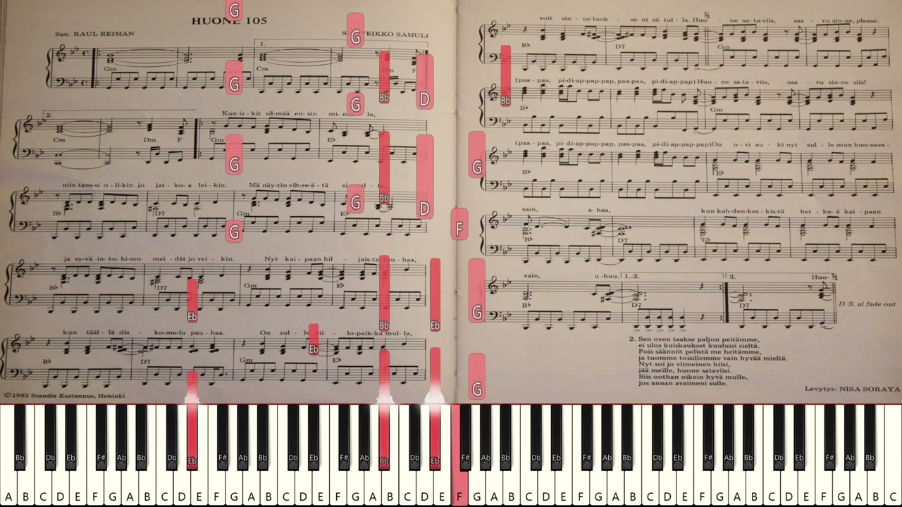Yritetäänpä soittaa: Kikka - "Huone 105" (Synthesia) [YMF262 OPL3] *Live*