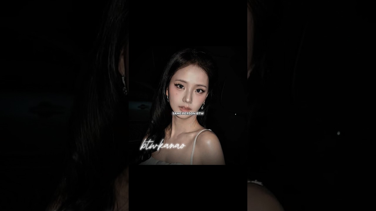 Same person btw // #jisookim #blackpink #kpop #unnie #edit
