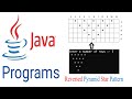 Reversed Pyramid Star Pattern in java Hindi | Reverse Pyramid Pattern in Java