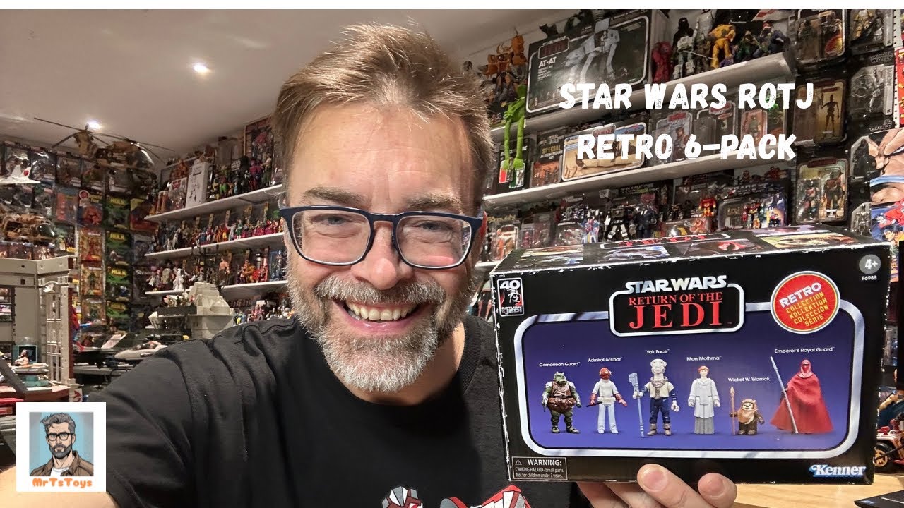 Распаковка набора Star Wars ROTJ Retro Collection из 6 фигурок | Наконец-то я получил в своё расп...
