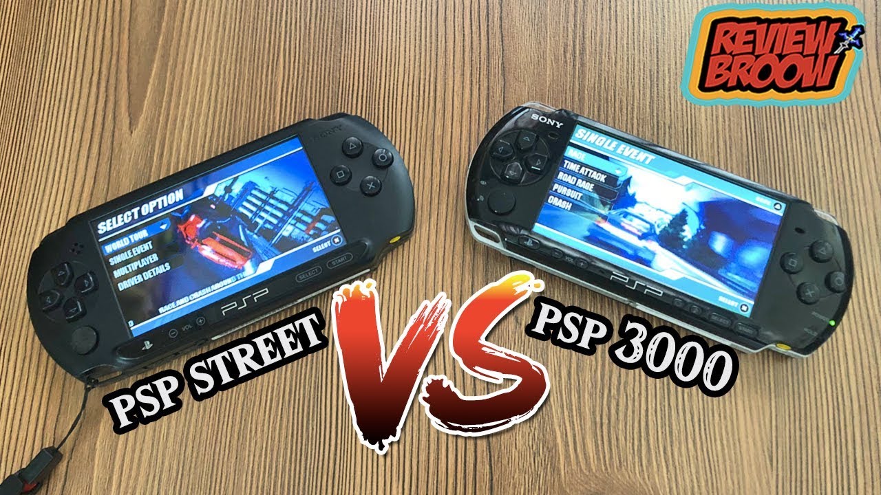 Psp Street Vs Psp 3000 Kiyaslama Youtube