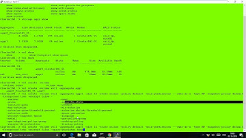 Volume Creation NetApp Cmode 9.4 CLI