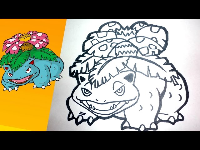 Cómo dibujar y colorear a IVYSAUR (Pokémon GO)