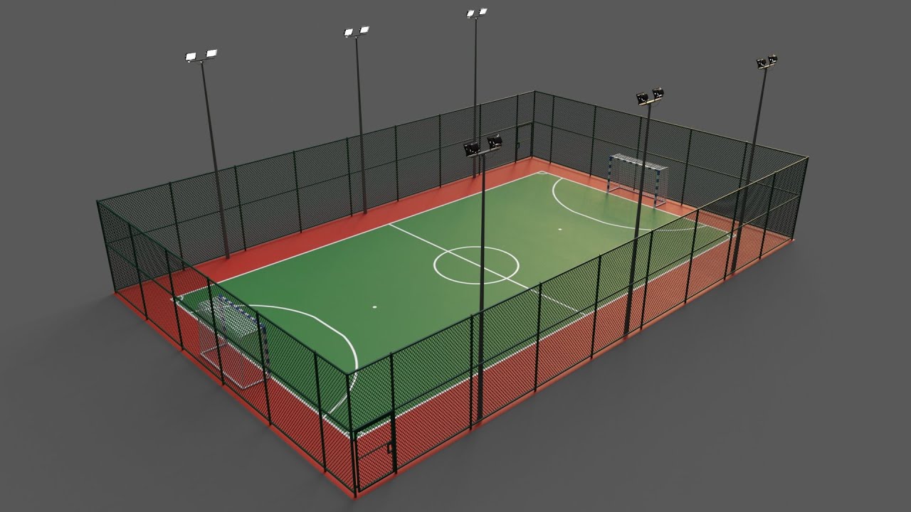PBR Outdoor Multi Modular Sports Game Court 1