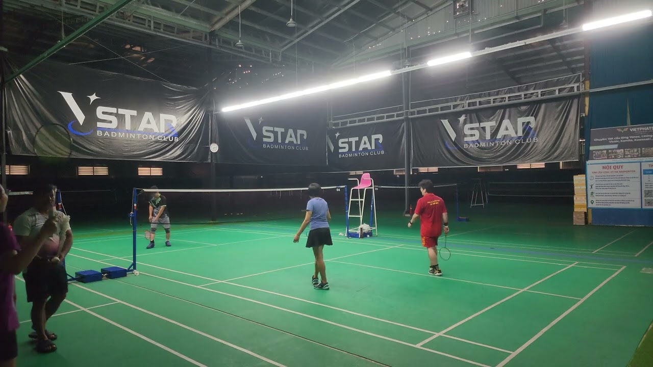 0503 MD [CLVK ]🤾‍♂️ GUN / Thu🏸 Bon / Dũng - HAPTHY Badminton - Sân Cầu lông Vstar