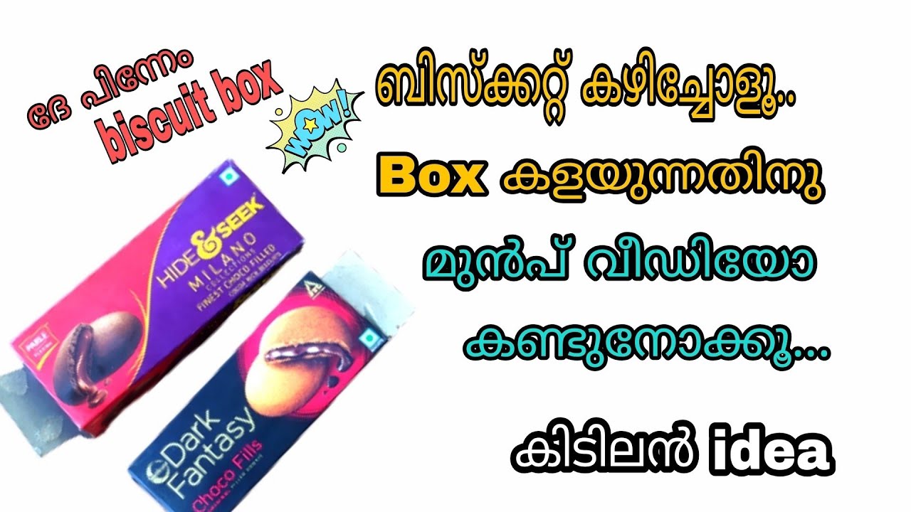 Biscuit Box Re use Idea | Biscuit Box Craft | best out of waste | JAS CREATED by jasmi