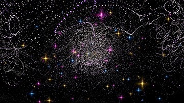 4K Moving Background - Sparkling Particle String - AA VFX