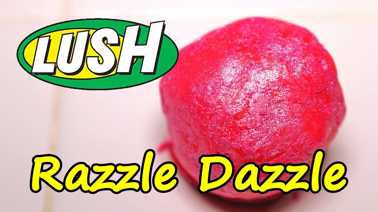 LUSH RAZZLE DAZZLE Luxury Bath Oil DEMO Underwater REVIEW YouTube