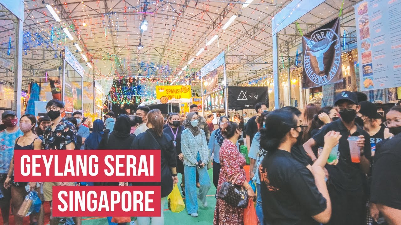 🇸🇬 Singapore Geylang Serai Hari Raya Light Up & Ramadan Bazaar 2022 | Life in Singapore [4K HDR]