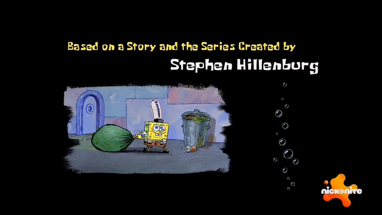 The SpongeBob SquarePants Movie (2004) End Credits on Nick at Nite (June 6, 2025)