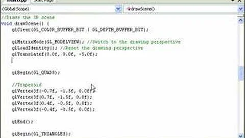 OpenGL Tutorial #2: Transformations and Timers, Part 1 of 2