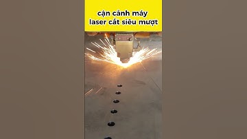 Cận cảnh cắt laser thép tấm #shorts