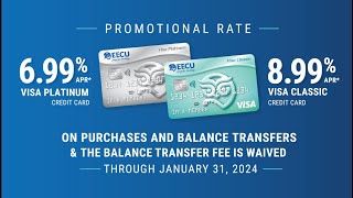 Afford what matters most with our promotional-rate credit cards and waived balance transfer fee.