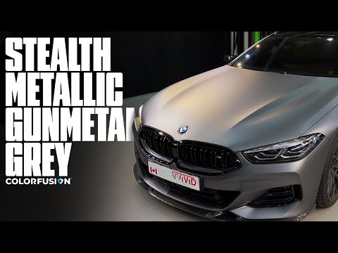 Grey Vinyl Wrap Car