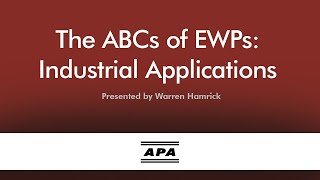The ABCs of EWPs: Industrial Applications Engineered Wood Products Ewp Specifications For Australian Projects