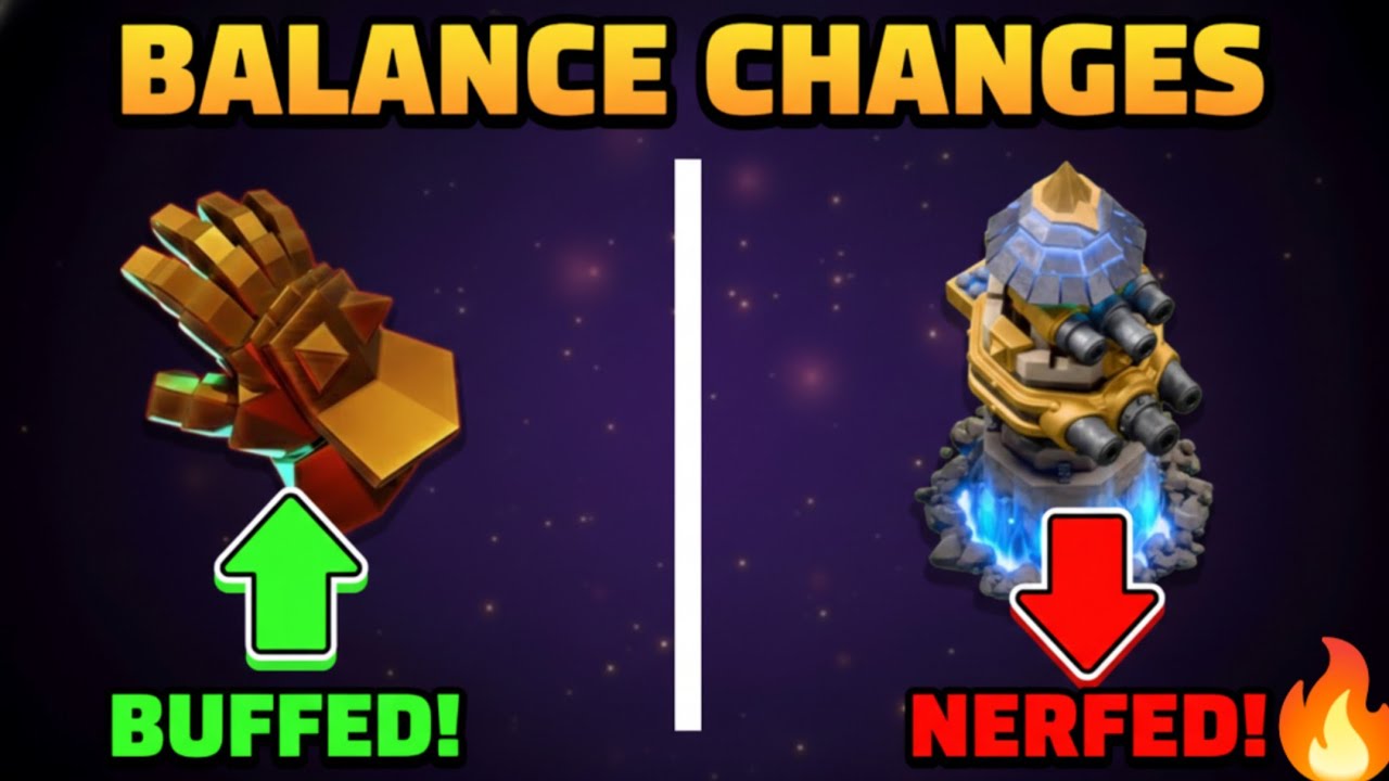 New Balance Change Details in Clash of Clans Update