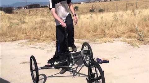 PPG carbon fibre trike test 1 (video 1 of 2)