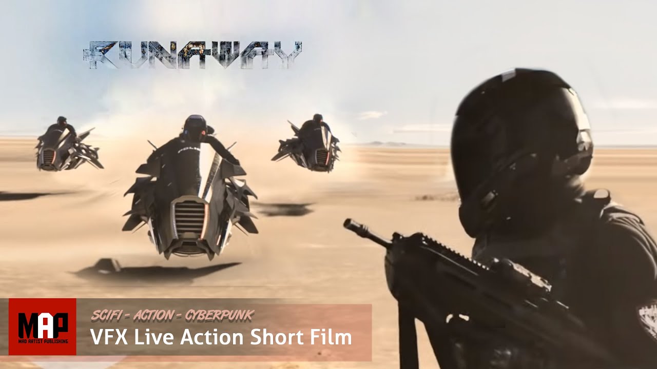Sci FI VFX Action Short Film  RUNAWAY  by ArtFx Team