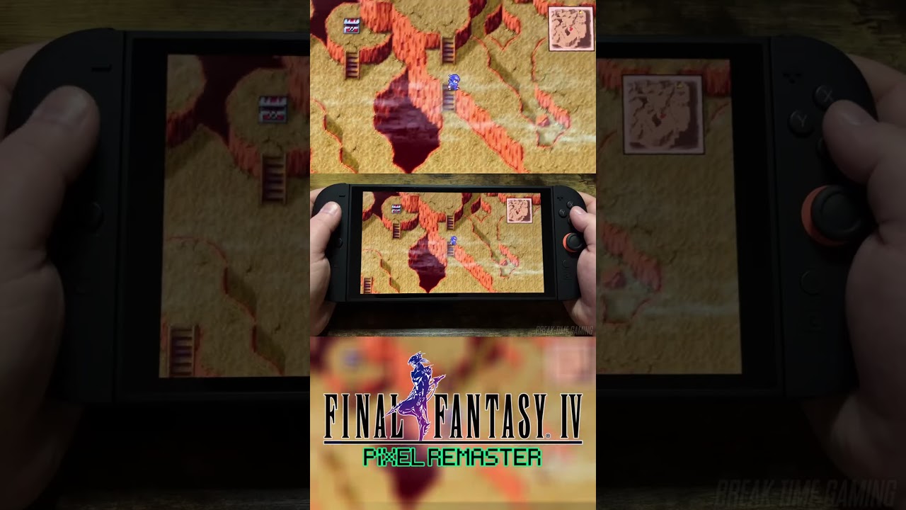 Final Fantasy 4 Pixel Remaster Nintendo Switch 2 Gameplay