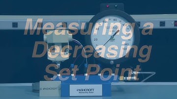 Ashcroft P Series Pressure Switch Calibration