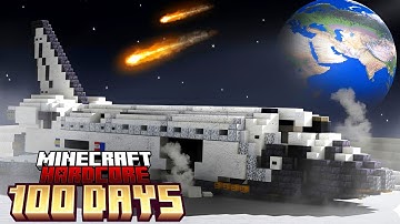Surviving 100 Days on The Moon in Hardcore Minecraft