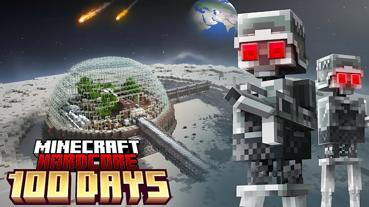 Surviving 100 Days on The Moon in Hardcore Minecraft