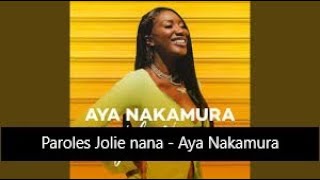 Paroles Jolie nana - Aya Nakamura [son officiel]