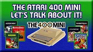 The ATARI 400 MINI - Is it Worth Getting Can You Add Games to It Let's Discuss It!