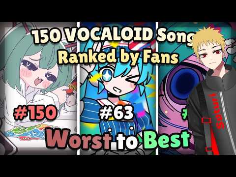 Top 150 COMMUNITY RATED VOCALOID SONGS | REACTION