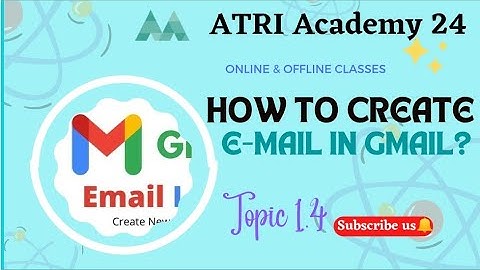 ATRI Academy 24: how to create a email account in GMail? #computercourse #like #comment #classnotes