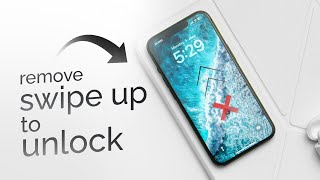 How to Remove Swipe Up to Unlock on iPhone (tutorial)