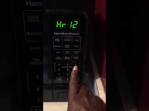 Hamilton Beach Microwave time #daylightsavingtime #shorts #viral #tech #kitchen #shortsviral