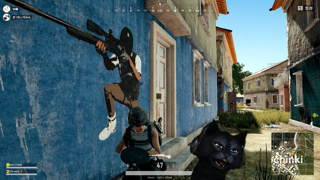 【PUBG】2018/05/17 生放送分【灯油 ＆ 96猫】