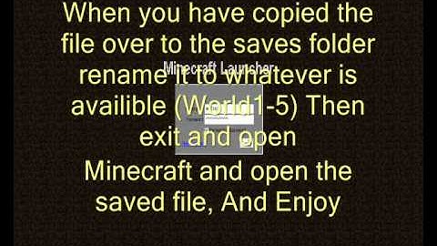 How to Install Minecraft Custom Maps (Basic Maps)