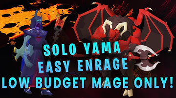 Easy Enrage Solo Yama Low Budget Mage only chill Guide