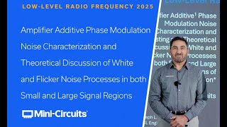 Additive Phase Noise in RF & Microwave Amplifiers Part 4 - 2025 Low Level RF (LLRF) Workshop