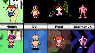 COMPARISON: EarthBound Beginnings vs Mother Encore | Sprites Comparison Old vs Remake