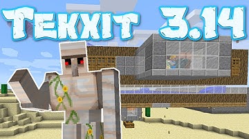 VILLAGER BREEDING & IRON GOLEM FARM! - Tekxit 3.14 Pi Minecraft Modded Survival
