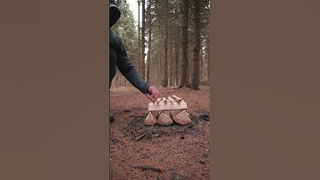HOW TO MAKE A LONG LASTING CAMPFIRE | REVERSE BONFIRE