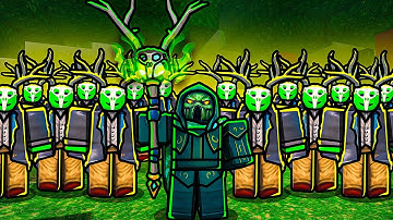 I Made An ARMY With The Necromancer Class In 99 Nights In The Forest...