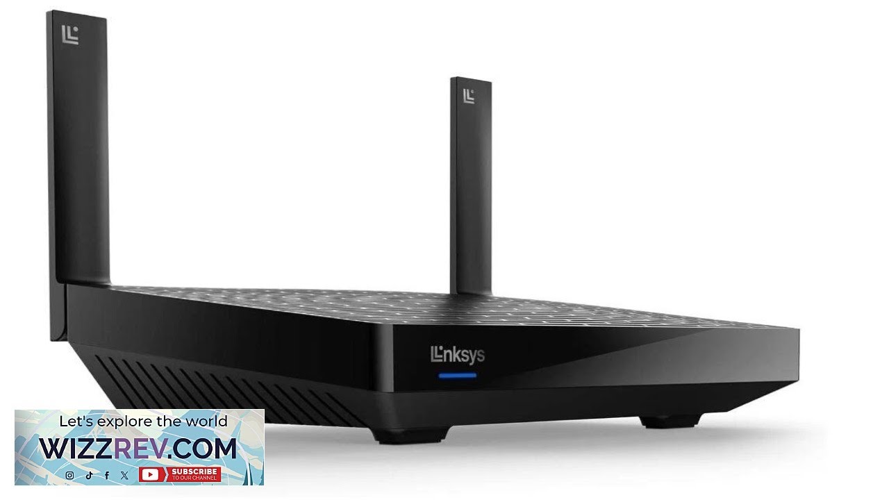 Mr2000 Linksys MR2000 Hydra 6 WiFi 6 Dual Band Mesh Router Black New in - YouTube