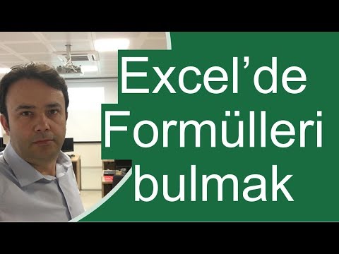 Video: Formülde hücre adresini nasıl kullanırsınız?