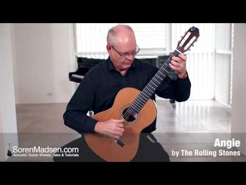 Angie by The Rolling Stones - Danish Guitar Performance - Soren Madsen