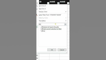 #selection #excel #data #filter #current #viral #msexcel  #online #skills #earning #excelshortsvideo