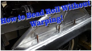 How To Bead Roll Metal without Warping  Tips and Tricks