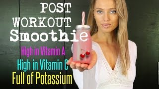 POST WORKOUT CHERRY SMOOTHIE