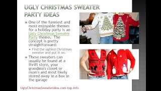 Ugly Christmas Sweater Party Ideas