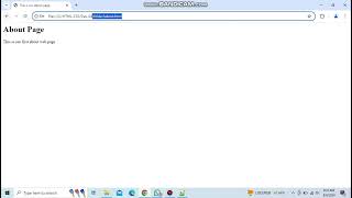Link HTML file in other folder