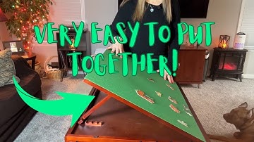 1500 Piece Puzzle Table with Legs  || 25"x 34" Adjustable Jigsaw Puzzle Tables for Adults | Review