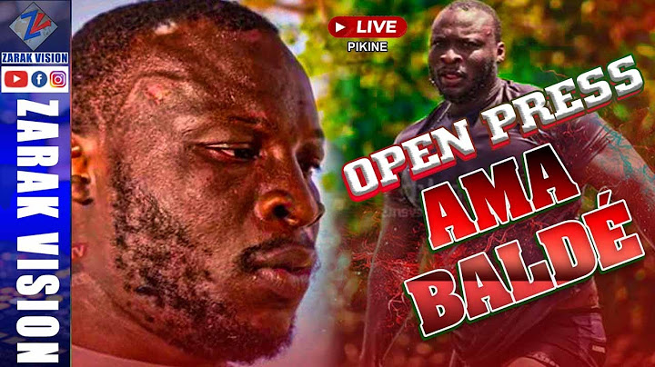 [🔴Direct] Open press Ama Baldé pour son combat contre Gris Bordeaux...